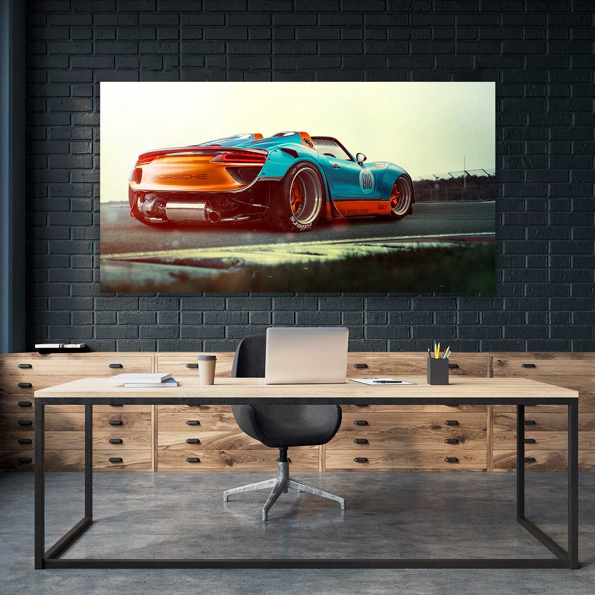 Porsche Atardecer