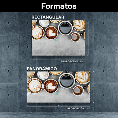 Café En Distintas Tazas De Colores