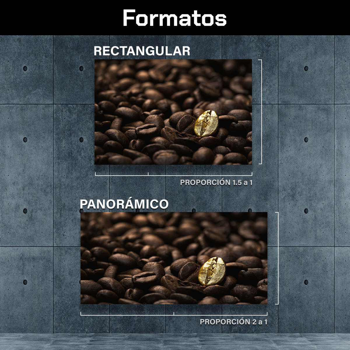 Café Negro Tostado Y Grano Dorado