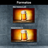Cerveza Espumosa En Fondo Amarillo
