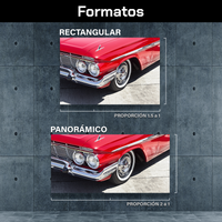 Faros De Auto Rojo Vintage