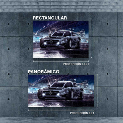 Mercedes Benz Bajo La Lluvia