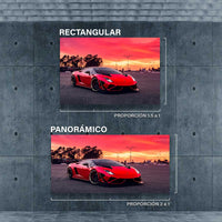 Lamborghini Bajo Atardecer