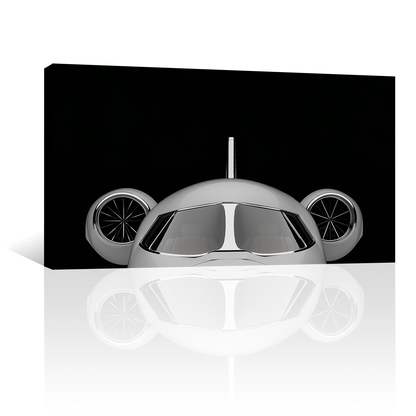 Avión Privado De Frente