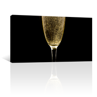 Vino Champagne Burbujeante En Copas