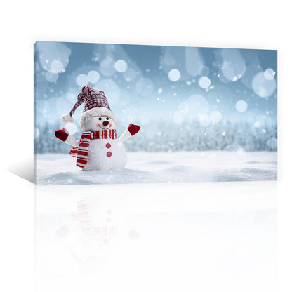 Hombre De Nieve Alegre