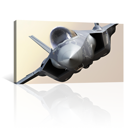 Jet F35 Gris Volando