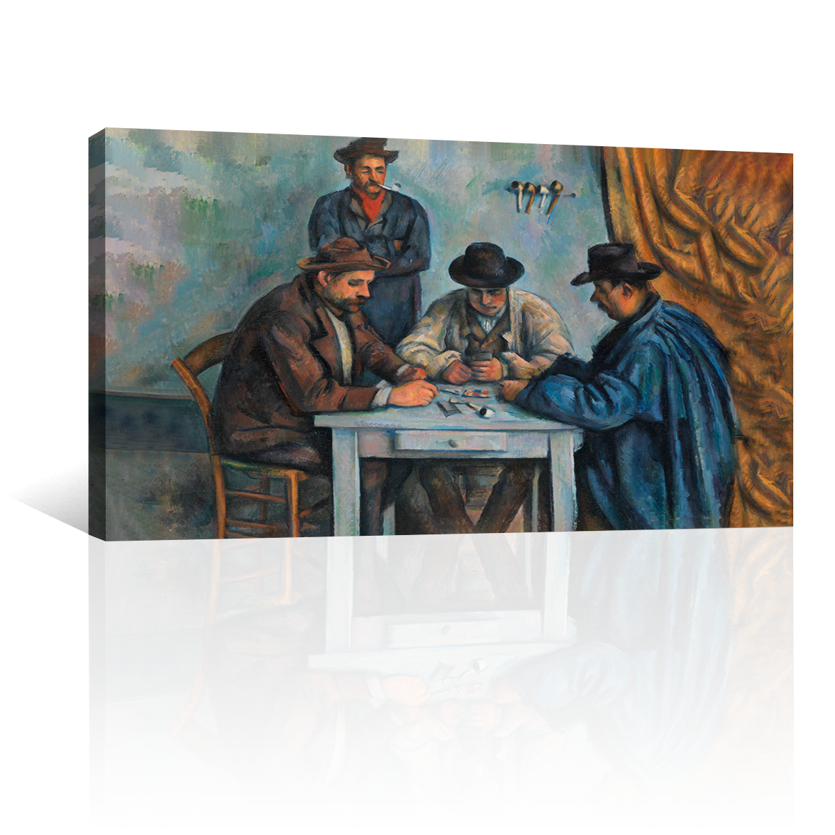 Los Jugadores De Cartas Por Paul Cezanne
