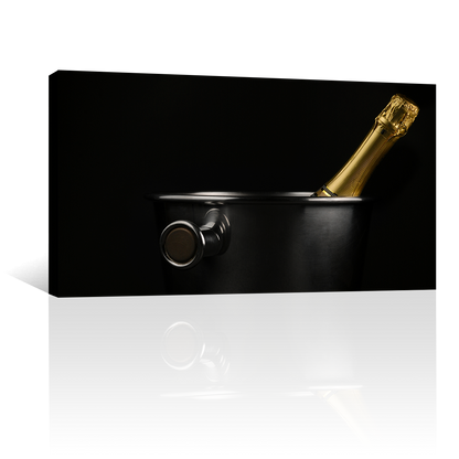 Vino Champagne Dentro De Cubetilla