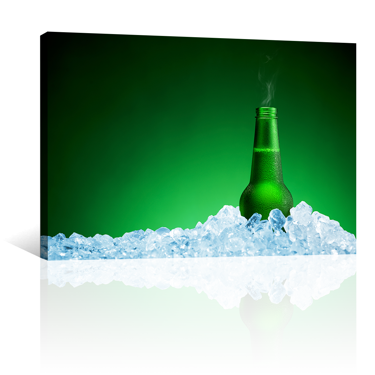 Cerveza Fria Entre Hielos