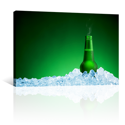 Cerveza Fria Entre Hielos