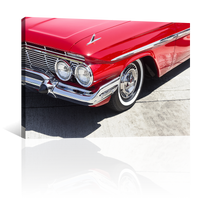 Faros De Auto Rojo Vintage