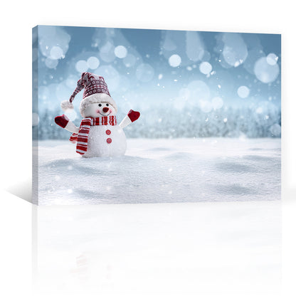 Hombre De Nieve Alegre
