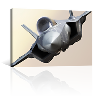 Jet F35 Gris Volando