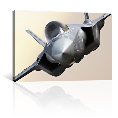 Jet F35 Gris Volando