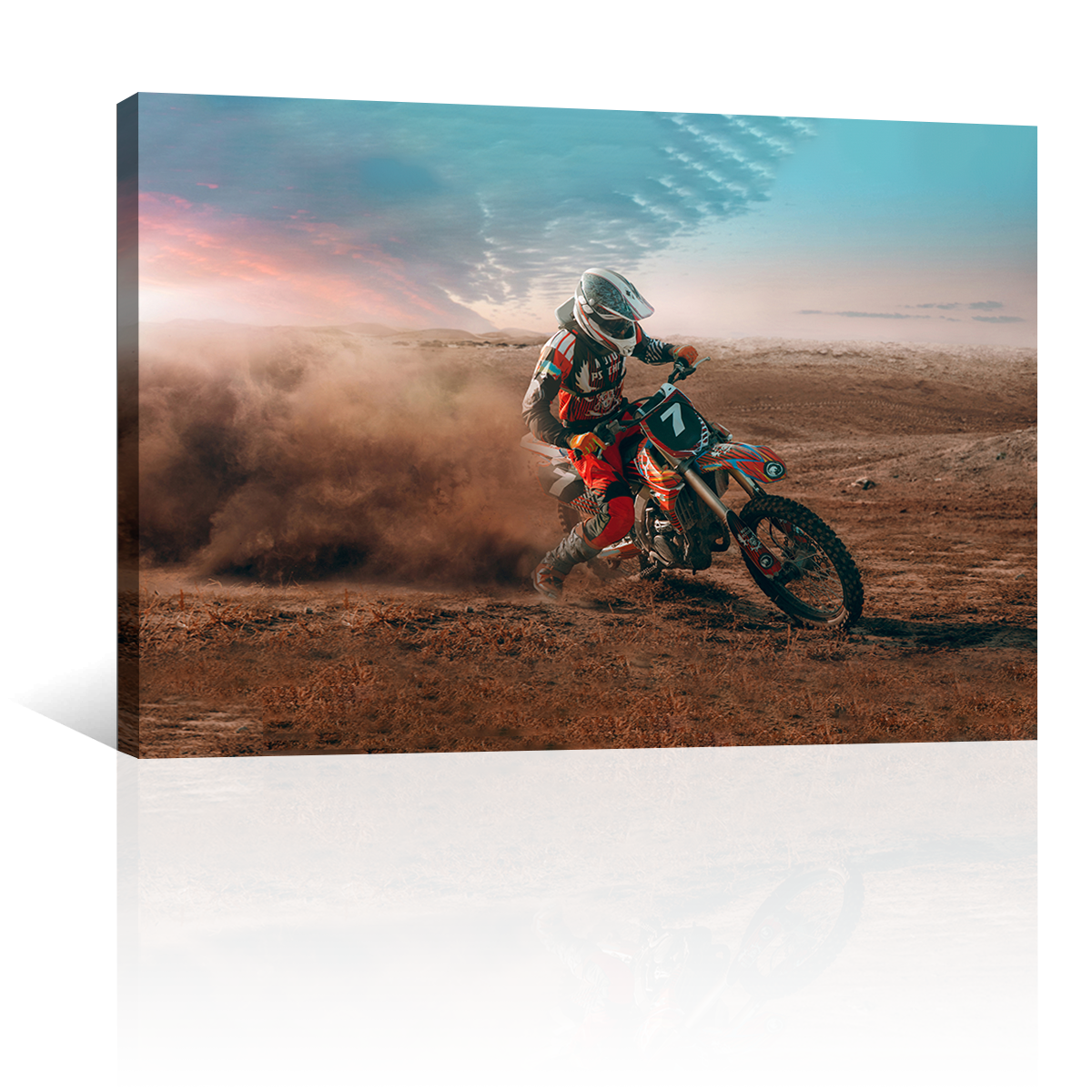 Motocross Derrapando