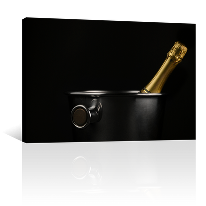 Vino Champagne Dentro De Cubetilla