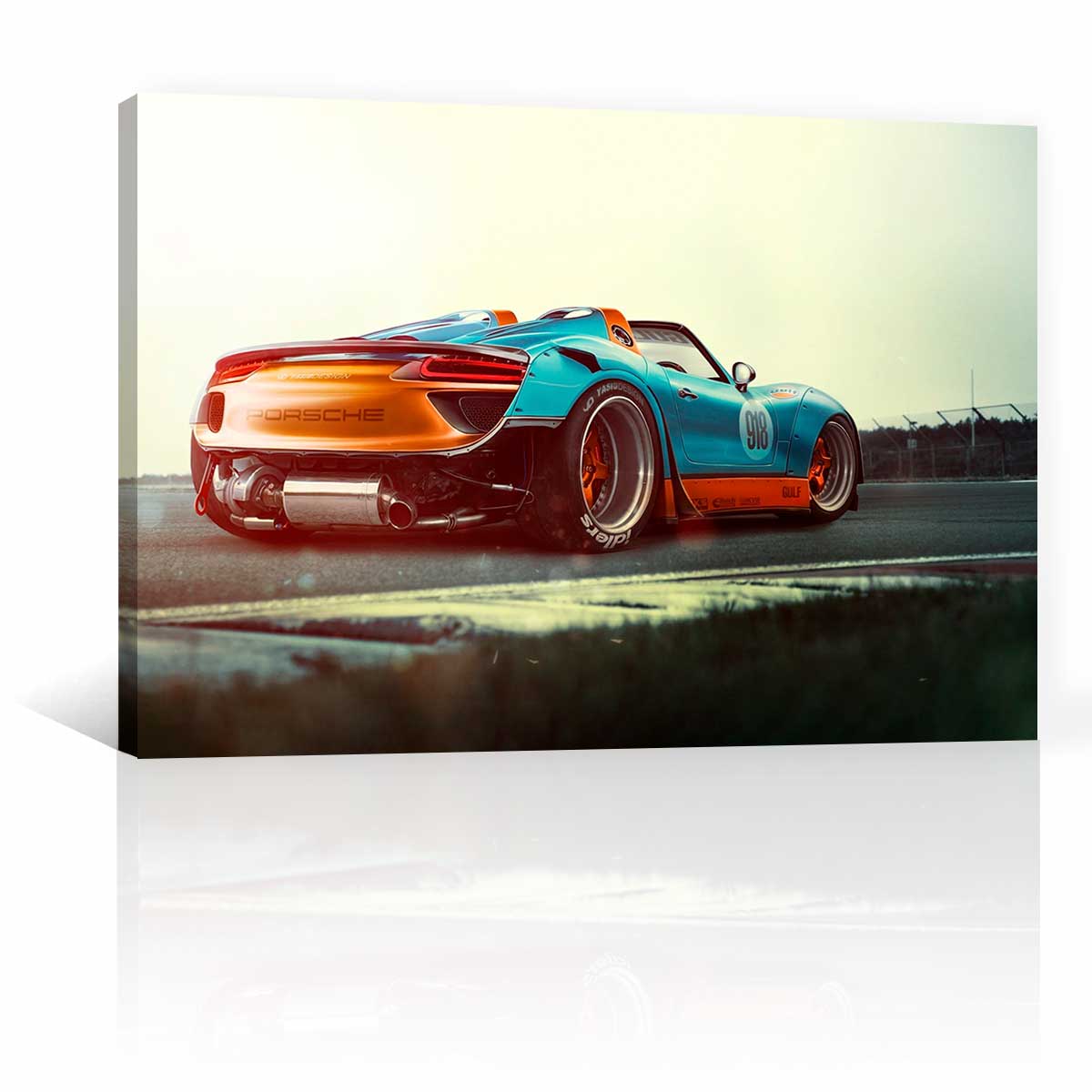 Porsche Atardecer