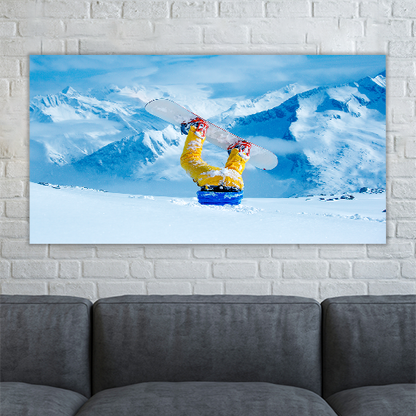Snowboarder Stuck
