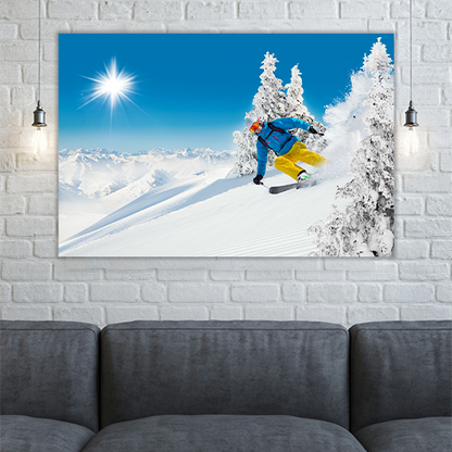 Skier on Piste
