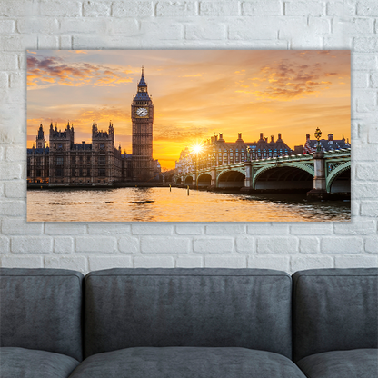 Big ben at sunset