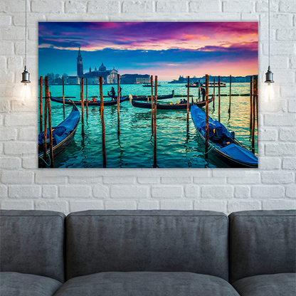 Sailing at sunset