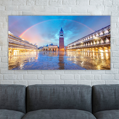 Plaza San Marco in rainbow