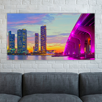 Miami Florida at Sunset