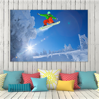 Jumping Against Blue Sky