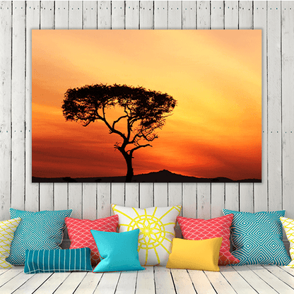 Sunset in a Tree