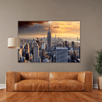 New York Skyline at Sunset