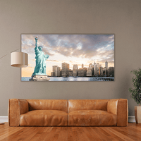 Liberty with Lower Manhattan