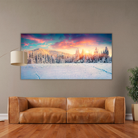 Colorful Winter Mountain