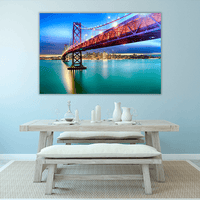 Bay Bridge illuminated