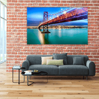 Bay Bridge illuminated
