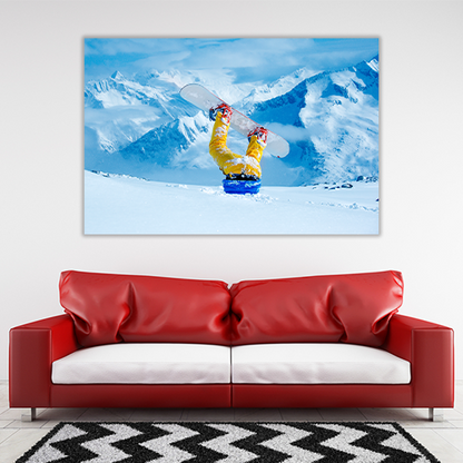 Snowboarder Stuck