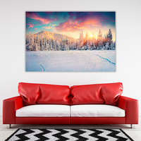 Colorful Winter Mountain