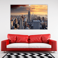 New York Skyline at Sunset