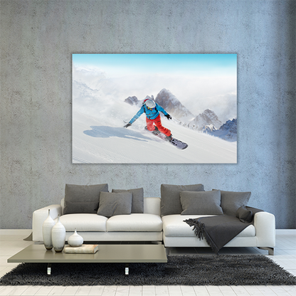 Downhill in Alps
