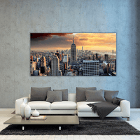 New York Skyline at Sunset