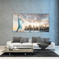 Liberty with Lower Manhattan