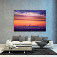 Colorful Sunrise over New York City