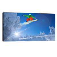 Jumping Against Blue Sky