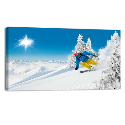 Skier on Piste