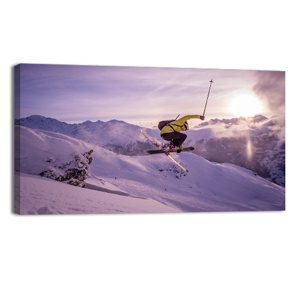 Skiing in Verbier