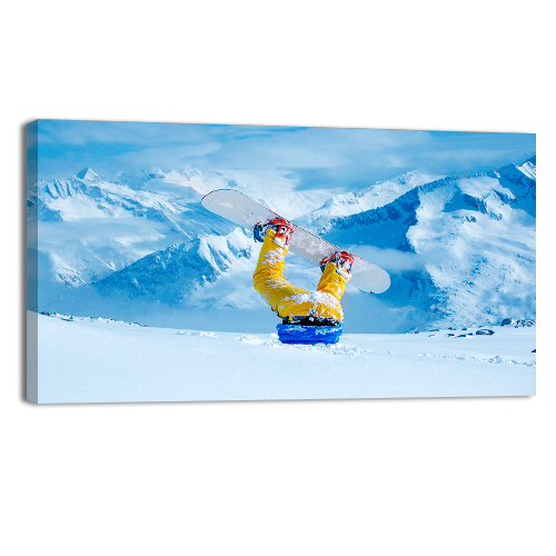 Snowboarder Stuck