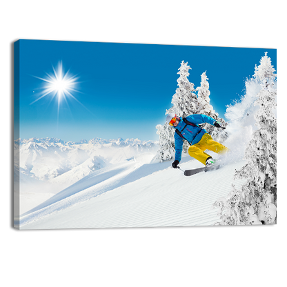 Skier on Piste