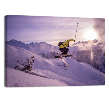 Skiing in Verbier