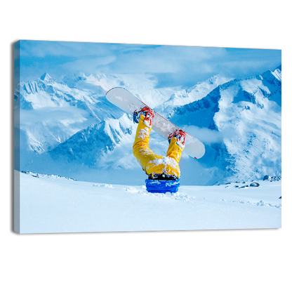 Snowboarder Stuck