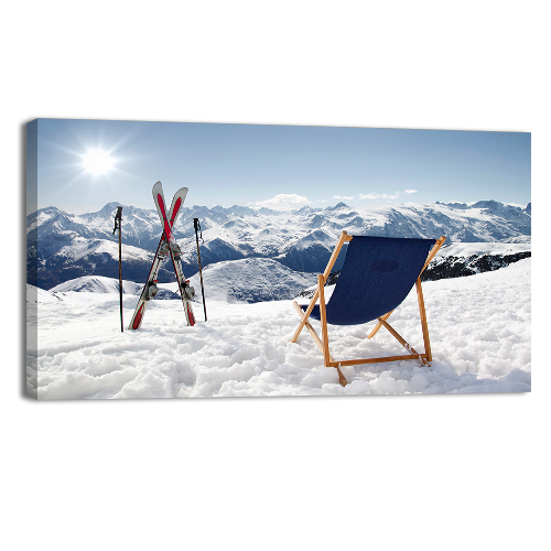 Sun-lounger at Mountain